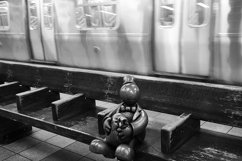 Subway Token Figures : Art : Subway : New York : Tom Otterness : New York : Personal Photo Projects :  Richard Moore Photography : Photographer : 